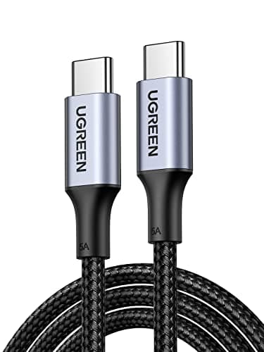 UGREEN USB C to USB C Cable, 100W 2-Pack USB C Charger Cable for iPhone 17/17 Plus/17 Pro/17 Pro Max, MacBook Pro, iPad Pro, Dell XPS, Samsung Galaxy S25/S24/S23 Ultra, Switch, Pixel, 10FT Black - Image 1