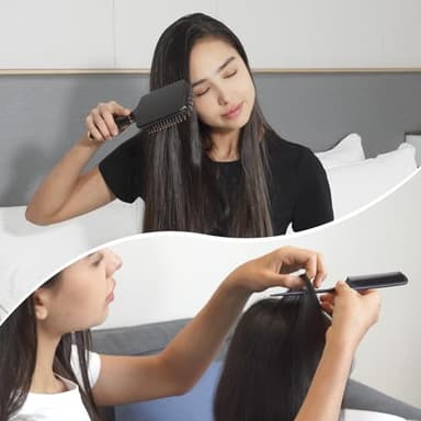 SHINLEA Paddle Brush for Blow Drying, Detangling Brush for Curling Straight Thick Thin Wet and Dry Hair, Soft Nylon Bristle, Hairbrush for Women Men Kids - Image 7