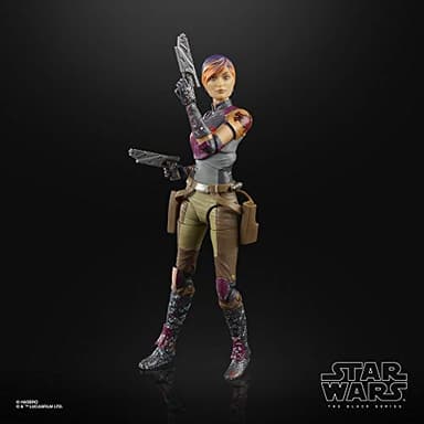STAR WARS The Black Series Sabine Wren Toy 6-Inch-Scale Rebels Collectible Action Figure, Toys for Kids Ages 4 and Up - Image 4