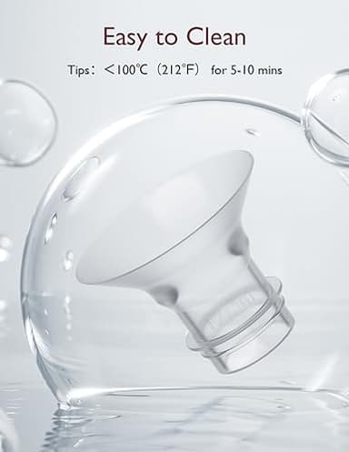 Momcozy Flange Insert 17mm Compatible with 24mm Flange/Shield of Most Pumps, Insert for Breast Pump Replacement Accessories, 4PCS 17mm - Image 7