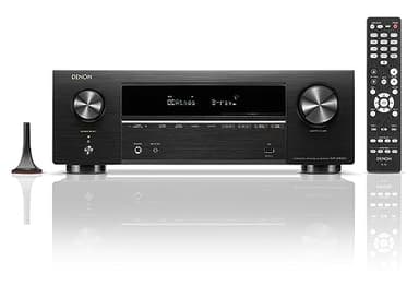 Denon AVR-X1800H 7.2 Channel AV Stereo Receiver - 80W/Channel, Wireless Streaming via Built-in HEOS, WiFi, & Bluetooth, Supports Dolby Vision, HDR10+, Dynamic HDR, & Home Automation Systems - Image 1