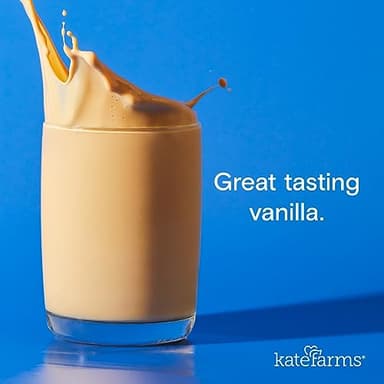 KATE FARMS Organic 1.4 High Calorie Nutrition Shake, Vanilla, 20g Protein, 27 Vitamins and Minerals, Meal Replacement, Protein Shake, 11 oz (12 Pack) - Image 3