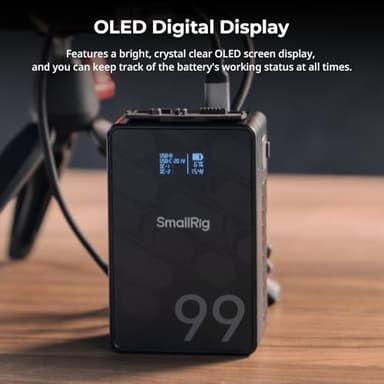 SMALLRIG V Mount Battery, 99Wh / 6800mAh 6-Port Portable Charger with 65W Output, 2.5H Full Charge, PD 3.0 Fast Charging, for Filmmakers, Cameras, Camcorders, Phones, Monitors, Video Lights - Image 6