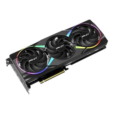 PNY NVIDIA GeForce RTX™ 5060 Ti 16GB ARGB Overclocked Triple Fan Graphics Card (DLSS 4, PCIe® 5.0, HDMI®/DP 2.1, 2-Slot, Epic-X™ RGB Lighting) - Image 3