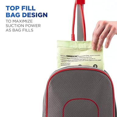 Oreck Commercial Professional Vacuum Cleaner, Bagged Upright Vac for Carpets and Hard Floor, Lightweight, Powerful Vacuum Cleaners for Commercial Use - Image 5