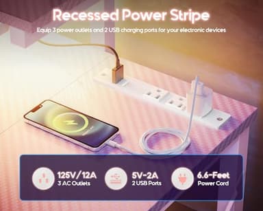 MOTPK 40 Inch Small Gaming Desk with Storage & Led Lights, Computer Desk with Power Outlet & Shelf, Reversible Gamer Desk with Adjustable Monitor Stand, Carbon Fiber Texture Pink - Image 7