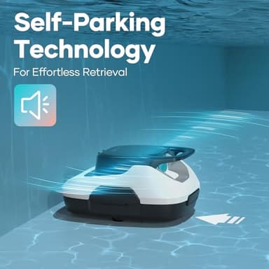 AIPER Cordless Automatic Cleaner, Pool Vacuum with Auto- Parking, Lightweight, Ideal for Above Ground Flat Pool up to 860 sq.ft. - Image 4