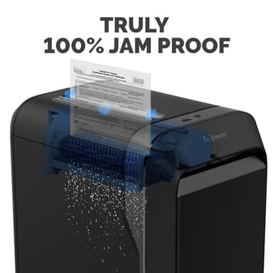 Fellowes Mfg Co. 5015401 Powershred LX220 20 Manual Sheet Capacity Micro-Cut Shredder - Black - Image 3