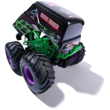 Monster Jam, Official Smash & Bash Grave Digger Remote Control Indoor & Outdoor Vehicle, 1:15 Scale Repairable Monster Truck, Kids Toys for Boy and Girls Ages 4 and up - Image 4
