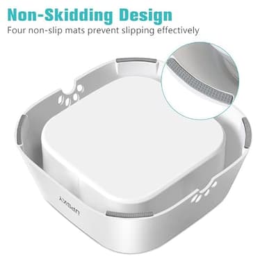 UPSKY No-Spill Pet Water Bowl, Slow Water Feeder, No-Slip Pet Water Dispenser 35oz Feeder Bowl for Dogs and Cats - Image 6