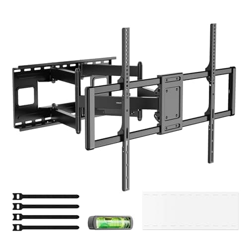 Mount-It! Heavy Duty XXL Full Motion TV Wall Mount for Extra Large TVs, max VESA 900x600, Holds up to 264lb, Swivel Tilt Extension Adjustable TV Mount for 60" 65" 75" 80" 85" 90" 98" 100" 115" 120 in - Image 1