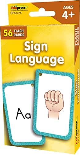 Teacher Created Resources Sign Language Flash Cards (EP62076), White Medium - Image 5