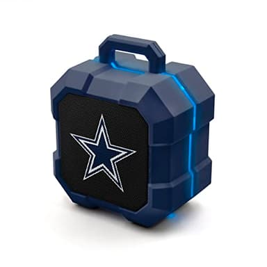 SOAR NFL Shockbox LED Wireless Bluetooth Speaker, Dallas Cowboys - Image 1