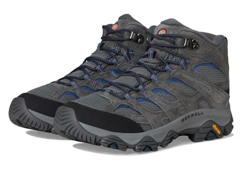 Merrell Men's Moab 3 Mid Hiking Boot, Granite, 9 Wide - Image 1