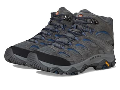 Merrell Men's Moab 3 Mid Hiking Boot, Granite, 9 Wide - Image 1