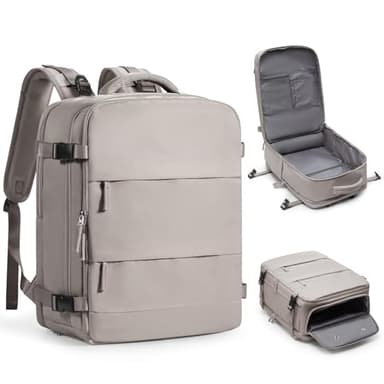 Large Travel Backpack - Carry On Flight Approved Mochila De Viaje - 18x14x8 Inches - Personal Item Travel Bag for Men & Women - Image 1