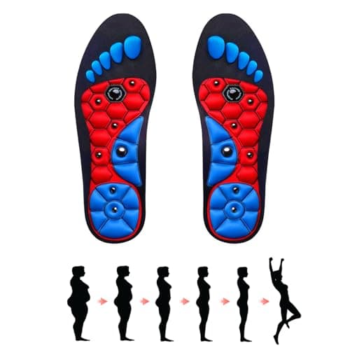 Magnetic Insoles, 1 Pair Acupressure Massage Insoles, Magnetic Therapy Insoles for Men and Women, Orthopedic Insoles Plantar Foot Health Care (Men 10-12 | Women 12-14 | 30.5cm) - Image 1