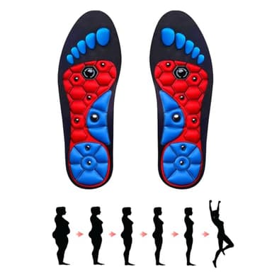 Magnetic Insoles, 1 Pair Acupressure Massage Insoles, Magnetic Therapy Insoles for Men and Women, Orthopedic Insoles Plantar Foot Health Care (Men 10-12 | Women 12-14 | 30.5cm) - Image 1