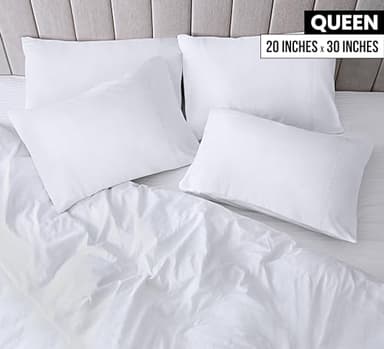 Utopia Bedding Queen Pillow Cases - 12 Pack - Envelope Closure - Soft Brushed Microfiber Fabric - Shrinkage and Fade Resistant Pillow Covers Queen Size 20 X 30 Inches (Queen, White) - Image 2