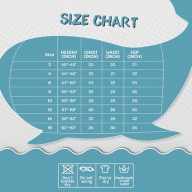 Seaskin Kids Wetsuit for Girls Toddlers, 3mm Back Zip Full Wetsuit, Neoprene Thermal Swimsuits for Diving Surfing Swim Lessons Size 14 - Image 2