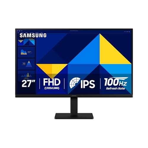 SAMSUNG 27" (S30GD) Essential Monitor with IPS Panel and Tilt Only Stand, 100Hz Refresh Rate, Ergonomic Design, Advanced Eye Care, Game Mode, LS27D304GANXZA - Image 1