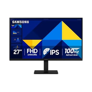 SAMSUNG 27" (S30GD) Essential Monitor with IPS Panel and Tilt Only Stand, 100Hz Refresh Rate, Ergonomic Design, Advanced Eye Care, Game Mode, LS27D304GANXZA - Image 1