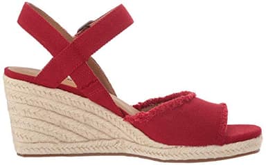 Lucky Brand Women's Mindra Espadrille Wedge Sandal, sb red, 7.5 - Image 6