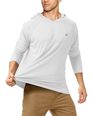 Roadbox 2 Pack UPF 50+ Fishing Shirts for Men Long Sleeve Sun Protection Hoodie Lightweight Outdoor UV Hiking Shirts - Image 2