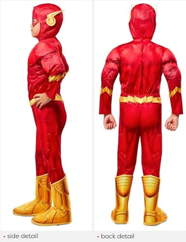 Rubies DC Comics Superheroes: The Flash Costume for Kids, Boy's Large - Image 3