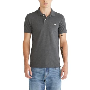 AEROPOSTALE Men's Polo, Charcoal Heather Grey, X-Large - Image 1