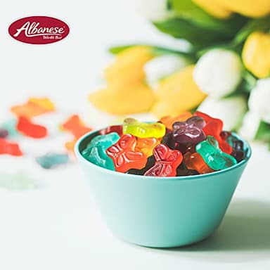 Albanese World's Best Mini Gummi Butterflies, 7.5oz Bag of Candy (Pack of 12), Individually Wrapped Soft & Chewy Candy Snacks - Image 7