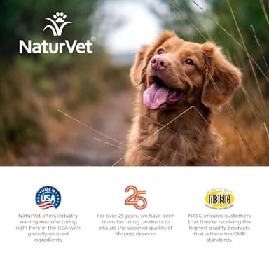 NaturVet All-in-One Dog Supplement - for Joint Support, Digestion, Skin, Coat Care – Dog Multivitamins with Minerals, Omega-3, 6, 9 – Wheat-Free Vitamins for Dogs – 240 Soft Chews - Image 9
