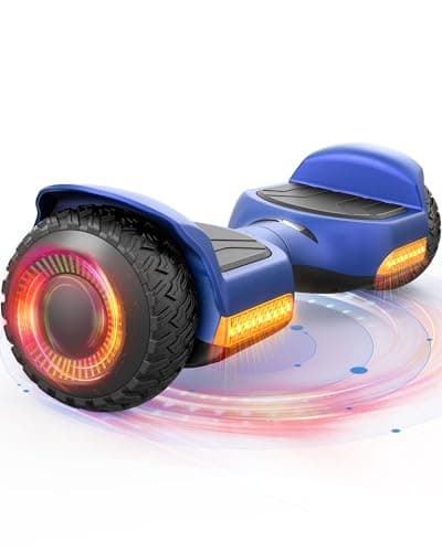 Gyroor Self Balancing Scooter New G13 All Terrain Balancing Scooter with LED Lights & 500W Motor, Self Balancing Off Road with Bluetooth for Kids ages 6-12 and Adults-Blue - Image 1
