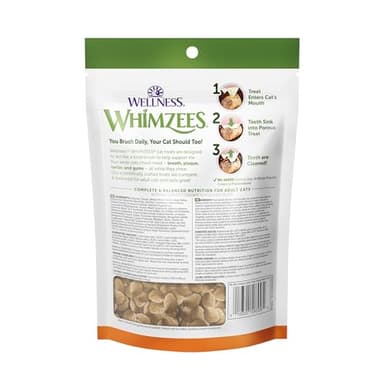 WHIMZEES Wellness Cat Dental Treats, Natural Chews, Chicken Flavor, (4.5 Ounce Bag) - Image 7