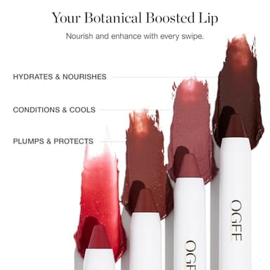 Ogee Tinted Sculpted Lip Oil - Lip Stain Made with 100% Organic Coconut Oil, Jojoba Oil, and Vitamin E - Best as Lip Balm, Lip Color or Lip Treatment - ROSALIA - Image 5
