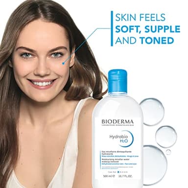 Bioderma - Hydrabio H2O - Micellar Water - Cleansing and Make-Up Removing - for Dehydrated Sensitive Skin , 16.91 Fl Oz (Pack of 1) - Image 5