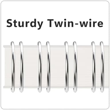 RETTACY Graph Grid Paper Notebook, 2-Pack, 160 Pages per Pack, B5 Medium Size (7.6'' × 10''), 100 GSM Thick Paper, Spiral-bound, Flexible Plastic Cover, for Students, Homework, Math, Engineering - Image 5