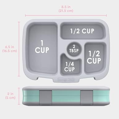 Bentgo Kids Prints Leak-Proof, 5-Compartment Bento-Style Kids Lunch Box - Ideal Portion Sizes for Ages 3-7, Durable, Drop-Proof, Dishwasher Safe, & PFAS & BPA-Free Materials (Puppy Love) - Image 7