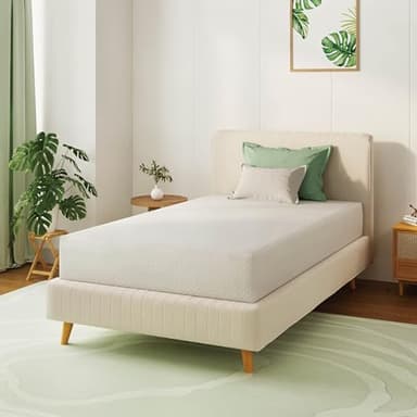 Emerspring Twin XL Mattress 10 Inch Green Tea Memory Foam Mattress for Cool Sleep & Pressure Relief, Medium Feel, Fiberglass Free, Bed in a Box, Removable Washable Cover, CertiPUR-US Certified - Image 5