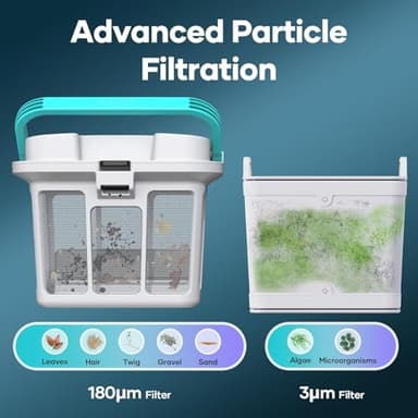 AIPER Scuba S1 Pro Cordless Robotic Pool Cleaner, Horizontal Waterline Cleaning, Smart Navigation, 180-Min Battery Life, Ideal for In-Ground Pools up to 2,150 Sq.ft - Image 5