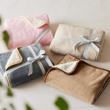 Bedsure Waterproof Blanket for Bed - Sherpa Fleece Waterproof Dog Blankets for Large Dogs, Pet Blankets for Bed/Couch, Soft Plush Reversible Furniture Protector, Twin Size, 80"x60", Grey - Image 8