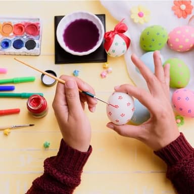 12 PCS Brown Wooden Eggs to Paint Fake Easter Eggs Dummy Faux Wooden Eggs for Crafts, Easter Decorations, Get Hens to Lay Eggs - Image 5