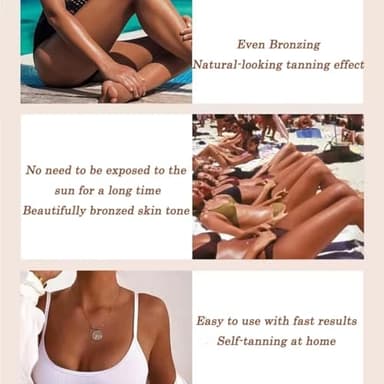 Sunless Tanning Drops To Drink, Drinkable Sunless Tanning Drops, Face Tanning, Moisturizing Bronzing Tanner for Face & Body, Toxin Free Tanner for Fake Tan - Image 6