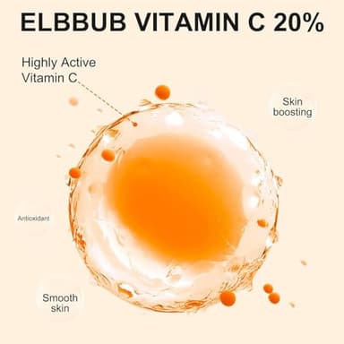 Premium 20% Vitamin C Serum For Face with Hyaluronic Acid, Retinol & Amino Acids - Boost Skin Collagen,Hydrate & Plump Skin, Anti Aging & Wrinkle Facial Serum (4 Fl Oz (Pack of 1)) - Image 7