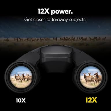 Nikon STABILIZED 12x25 Binocular | Optical Image Stabilization Delivers a Clear, Blur-Free View and Reduces Eye Strain with 12x Magnification - Image 7
