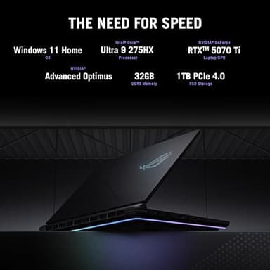 ASUS ROG Strix G16 (2025) Gaming Laptop, 16” ROG Nebula Display 16:10 2.5K 240Hz/3ms, NVIDIA® GeForce RTX™ 5070 Ti GPU, Intel® Core™ Ultra 9 275HX Processor, 32GB DDR5, 1TB SSD, Wi-Fi 7, Win11 Home - Image 4