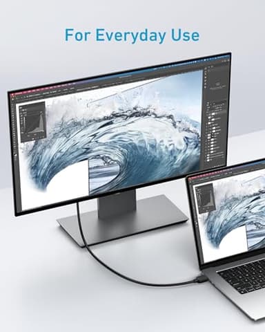 Anker HDMI Cable 8K@60Hz, 6FT Ultra HD 4K@120Hz HDMI Cord,48 Gbps Certified Ultra High-Speed,Compatible with PlayStation 5,Xbox,Samsung TVs,and More - Image 5