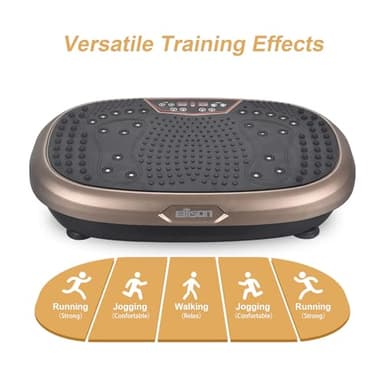 EILISON FitMaxx 3D XL Vibration Plate Exercise Machine - Whole Body Workout Vibration Platform w/Loop Bands - Lymphatic Drainage Machine for Weight Loss, Shaping, Wellness, Recovery - Image 6