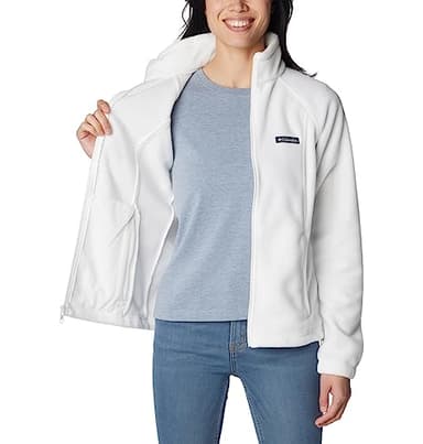 Columbia Women's Benton Springs Full Zip, Sea Salt, X-Large - Image 6