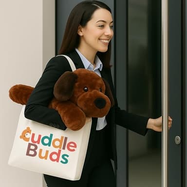 Cuddle Buds 5lbs Weighted Dog Stuffed Animal for Sensory Needs, 20'' Plush Dog, Weighted Stuffed Animals for Adults, Soft Plushie Toy - Image 4